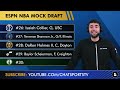 2024 NBA Mock Draft: NEW Round 1 Projections From ESPN