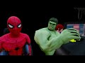 BATGIRL VS RED MONSTER (Superhero Videos W/ Batman, Catwoman, Hulk & Spiderman)