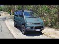 Mitsubishi Delica L400 1999. Bullyliner in River Green. Tough as..