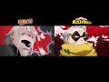 My Hero Academia Vs  Naruto Opening 14 Size Of The Moon (FANMADE)