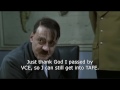 Hitler finds out he didn't get into biomedicine at the University of Melbourne