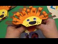 How to Make a LION Hand Puppet | Moving Paper Toys | Paper Craft for Kids