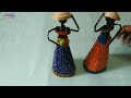 How to make African Doll with Newspaper | DIY Easy Newspaper Doll Making | Paper Doll Crafts