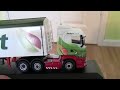 Opening The Oxford Diecast Scania Highline With Walking Floor Trailer In Stobart Energy livery