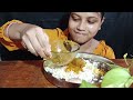 Asmr Eating, Rice Murger Lal Jhol, Onen, PotolBaja, Pumpkin Sabji, Eating | Indian Food's Mukbang |