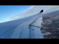 Delta Air Lines Takeoff from Barcelona (WITH BEAUTIFUL CITY AND MOUNTAIN VIEWS)