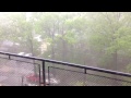 Very windy rain storm in Newark, NJ