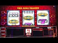 Rare Double Line Hit on this Triple Fire Slot machine + 30 FREE GAMES on Gold Doubloon Jackpots!