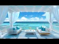 Coastal Coffee Vibes - Bossa Nova Music & Ocean Waves Sounds For Joyful Experience, Stress Relief