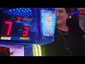crazy air hockey game (it's so loud)