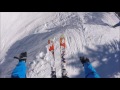 Powder Day at Loveland Ski Area - Chair 9 to Golden Bear Hike and Cliff Hucks