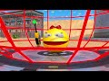 Pacman vs Concrete Mixer Truck Robot & Forklift Robot Monsters
