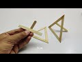 How to Make Anti-Gravity Suspension structure - Floating Table Diy with Popsicle Sticks