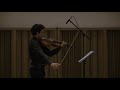 Bach Violin Partita No. 2 in D minor, BWV 1004 - IV. Giga (Viola transcription)