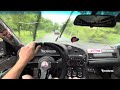 Rain street / touge drift - bmw e36 325i - POV