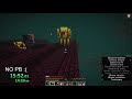 minecraft java 1.16.1 in 36:20.40 (first complition)