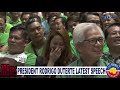 MGA MAYOR AT LOCAL POLITICIANS TUWANG TUWA SA SPEECH AT JOKES NI PRESIDENT DUTERTE