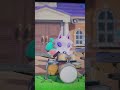 Fang plays the drums (with Francine and Lily running in the back lol)
