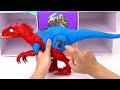 Jurassic World Unboxing Review | Dinosaur Mystery Box , TRex Pack, Elasmosaurus, Velociraptor | ASMR