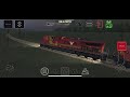 Hitting 102.9 mph in a freight train in Train & Rail Yard Simulator