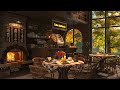 🌧️ Smooth Jazz Instrumental Music in A Rainy Day at Cozy Coffee Shop Ambience to Study, Work & Relax