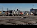 Morning Train Action at CSX's Goodman Yard CN CSX AMTRAK NS