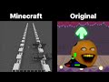 FNF Character Test | Sliced | Gameplay VS Minecraft Note Block | Vs Annoying Orange | Playground