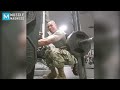 STRONGEST Soldier in Army Gym - Diamond Ott | Muscle Madness