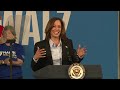 FULL SPEECH: Kamala Harris speaks in Detroit on Labor Day