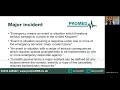 ProMed - Webinar: Multiple casualty incidents - initial actions & triage