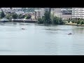 Relais de la Flamme Olympique (91) - Ponton sur la Seine