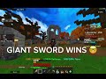 Giant sword Vs Felthorn Reaper (Hypixel skyblock)