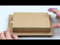 Build a Safe with Combination Number Lock from Cardboard