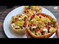 बिलकुल बाज़ार जैसी कटोरी चाट आसानी से बनाए ❤️ | Katori Chaat |  Tokri Chaat Recipe | Ramadan 2022