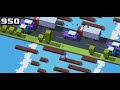 Crossy Road Pecking Order - 4/17/22 CRAZY Fast Logs 🥇🏆🍳