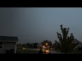 In 4K Belvidere Evening Thunderstorm With Lightning Strikes 07/14/2024