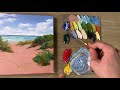 Acrylic Painting Beach Sand Dunes