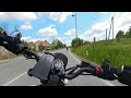 Downhill twisties Yamaha XSR 125 engine sound only