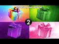 4 gift 🎁 challenge 2 good 🤗🥰 and one bad 😭💚💜🩷🌈