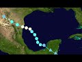 track of Hypothetical Hurricane Alberto 2024