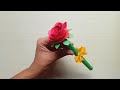 Paper Rose Flower Into Greeting | Love Proposal | Greeting Card