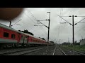 [11 In 1 Trains] An Electrifying Performance In Monsoon With High Speed Trains