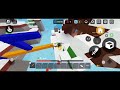 Desktop player learns phone... (Roblox Bedwars)