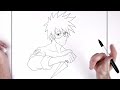 How To Draw Kakashi (Kunai) | Step By Step | Naruto