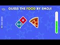 Can You Guess the Food By Emojis | Emoji Challenge: Guess Food Items 🍔🥑 Fun Quiz!