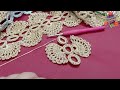 كروشيه شريط ٢متعدد الاستخدام (مفرش/كوفيه/شال) crochet doily