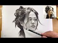 pencil sketch || how to draw realistic sketch step by step || easy drawing