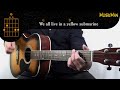 YELLOW SUBMARINE 🚁 - The Beatles / GUITAR Cover / MusikMan N°192