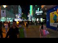 4K Virtual Night Walking Tour | Tianjin Binjiang Road Pedestrian Street 天津濱江道步行街 夜間