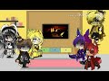 Fnaf 1 + Mari react to Left Behind (reupload) Has Music.